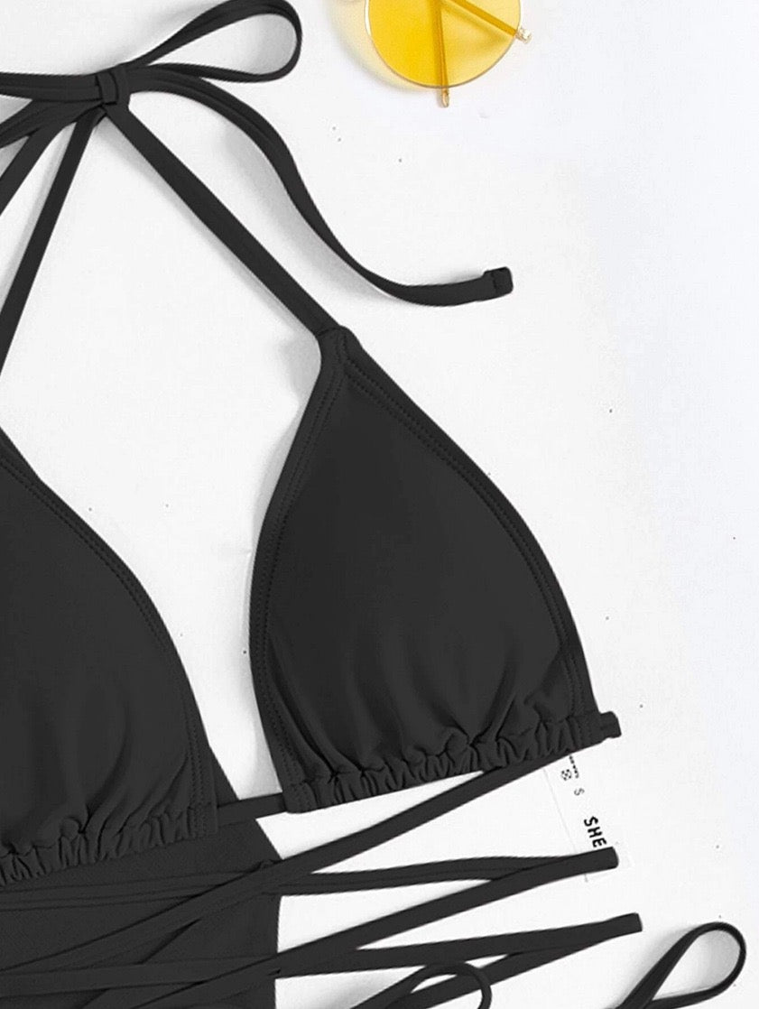 Mallot de bain 4 Pièces — Set Formentera — Bikini & Cover-Up 💚