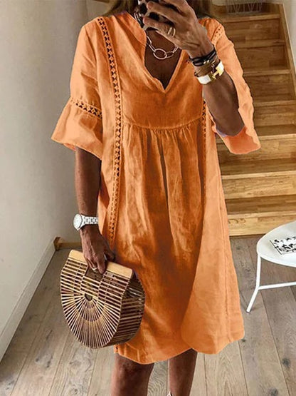 Robe Soleil — Cover-Up Crochet Ajouré 🏕️