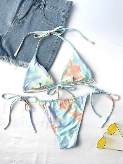 Maillot de Bain 3 Pièces Tie-Dye — Set Glow