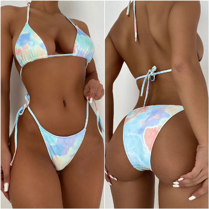 Maillot de Bain 3 Pièces Tie-Dye — Set Glow