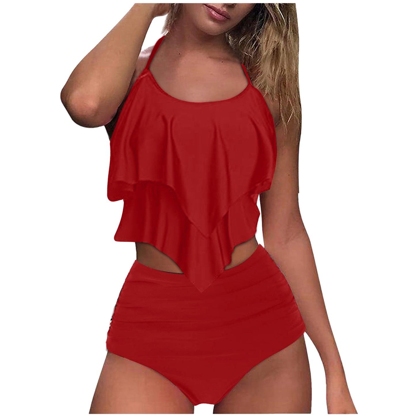 Maillot de bain 2 Pièces — Bikini Stella — Floral Taille Haute ⭐