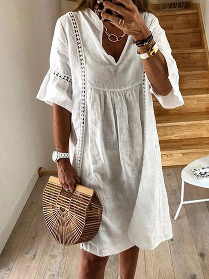 Robe Soleil — Cover-Up Crochet Ajouré 🏕️
