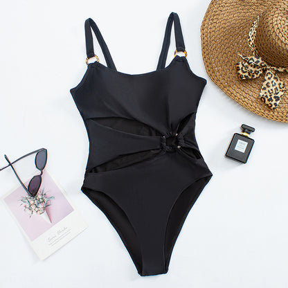 Maillot de bain 1 Pièce Santorini — Détails Ajourés ✨