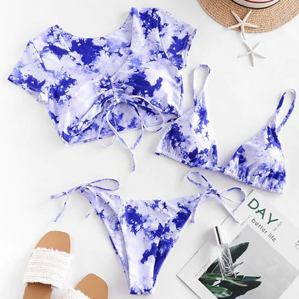 Set Bali Bloom — Maillot de bain 3 Pièces Floral 🌸