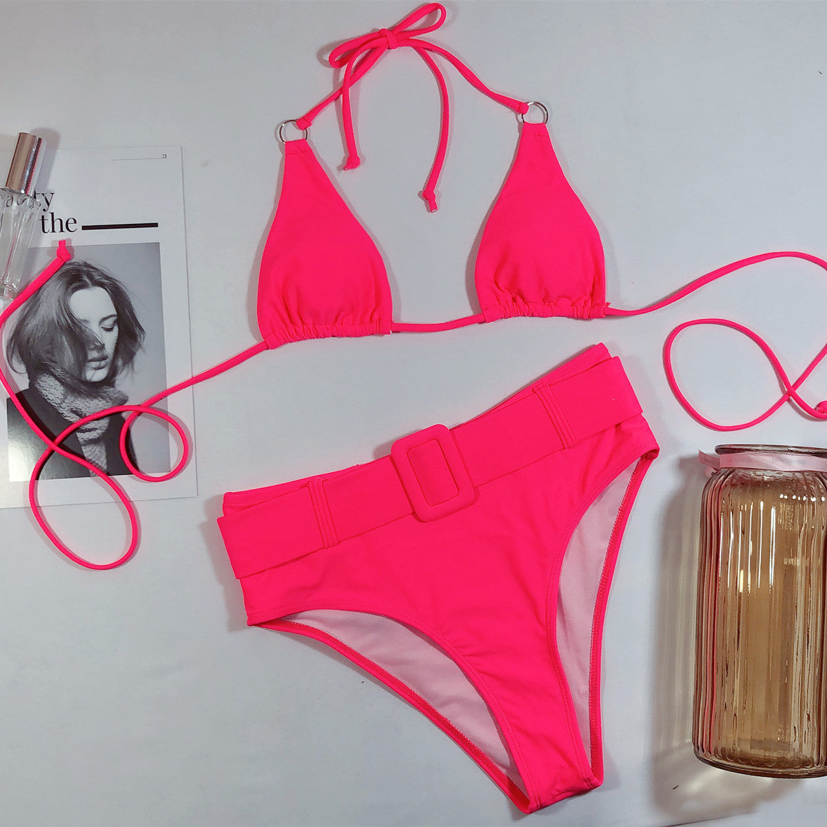 Maillot de bain 2 Pièces Bikini Havana — Halter Imprimé 👙