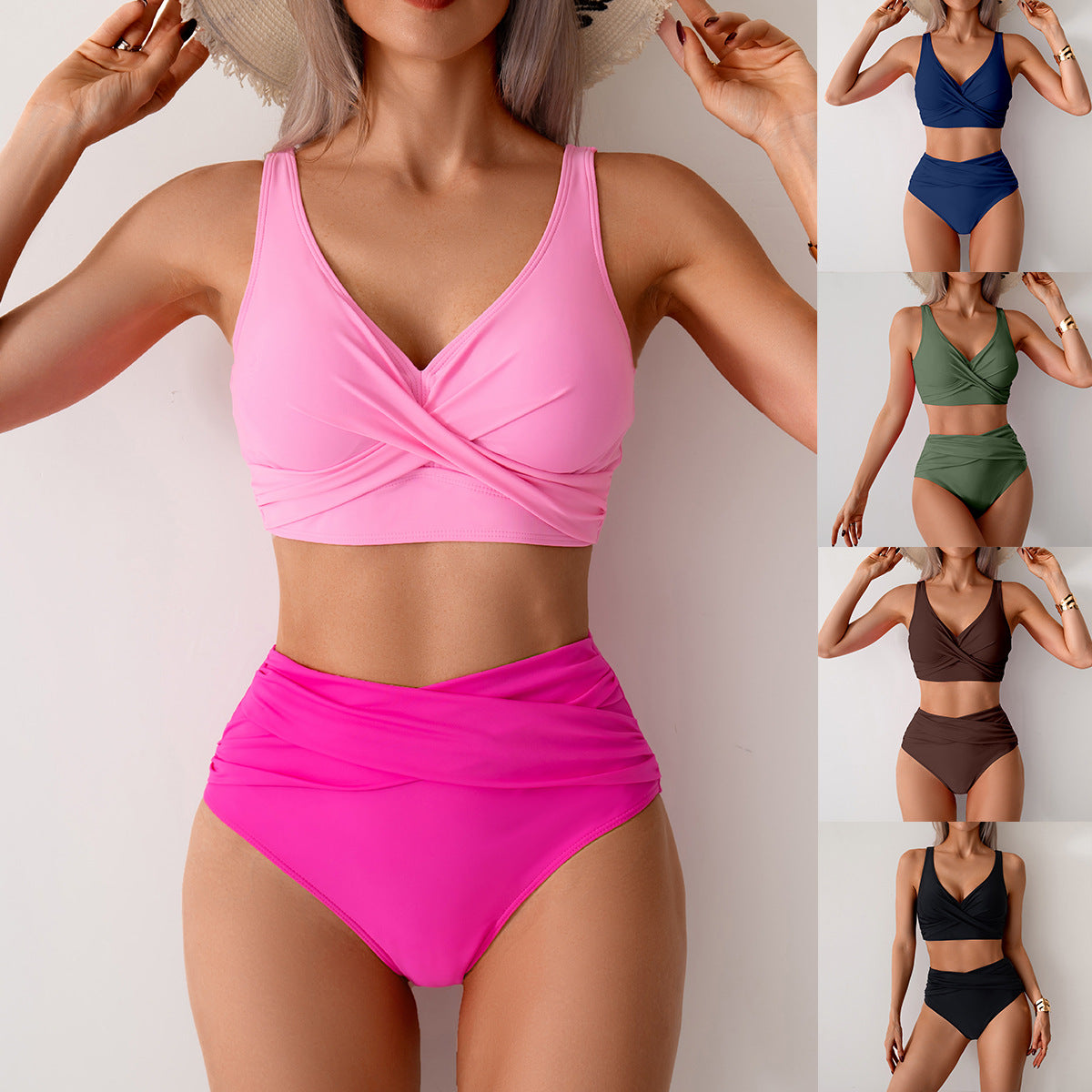 Maillot de bain 2 Pièces — Bikini Luna — Taille Haute Minimaliste ⭐