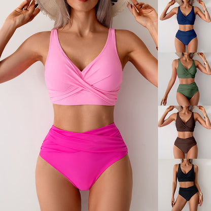 Maillot de bain 2 Pièces — Bikini Luna — Taille Haute Minimaliste ⭐
