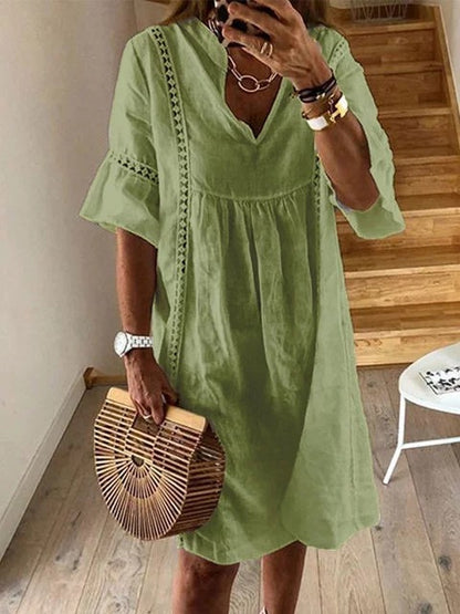 Robe Soleil — Cover-Up Crochet Ajouré 🏕️