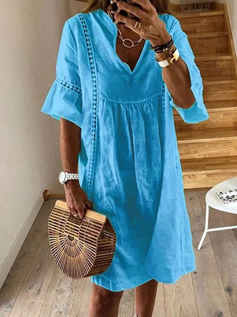 Robe Soleil — Cover-Up Crochet Ajouré 🏕️