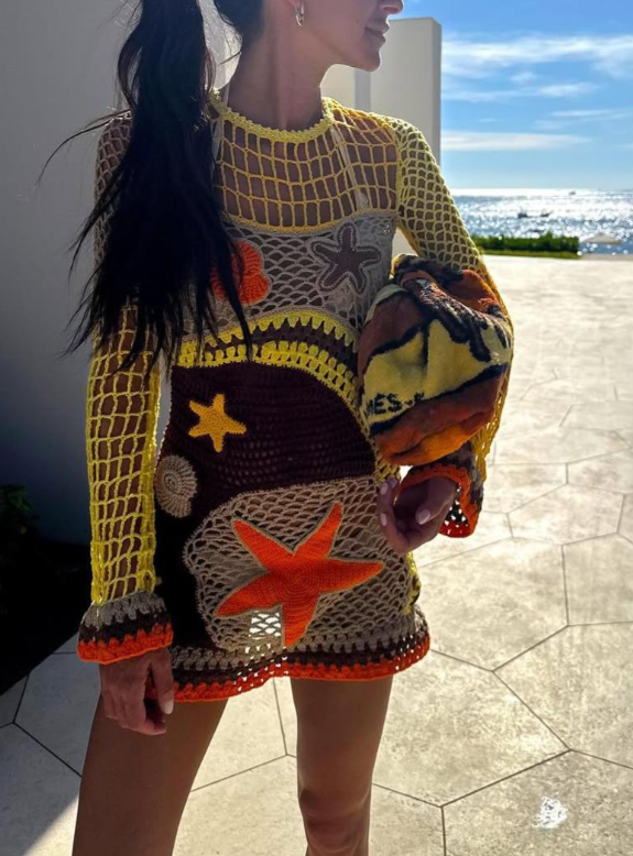 Mini Robe Crochet — Cover-Up Ajouré Sexy 🪡
