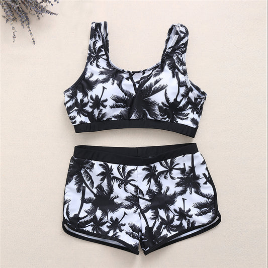 Bikini Tropicana — Brassière & Shorty Floral 🌴