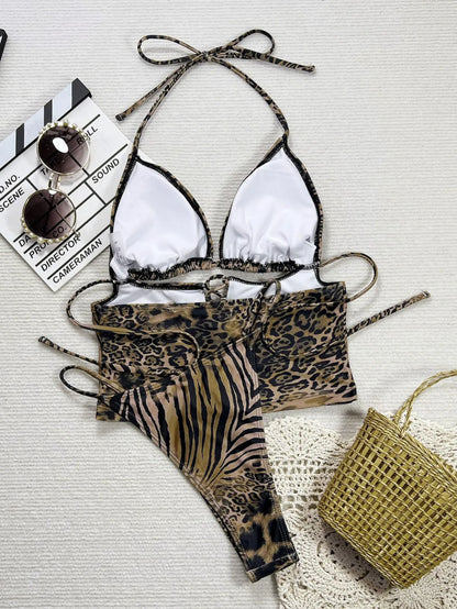 Maillot de bain femme 2 pièces — Wild léopard 🐆