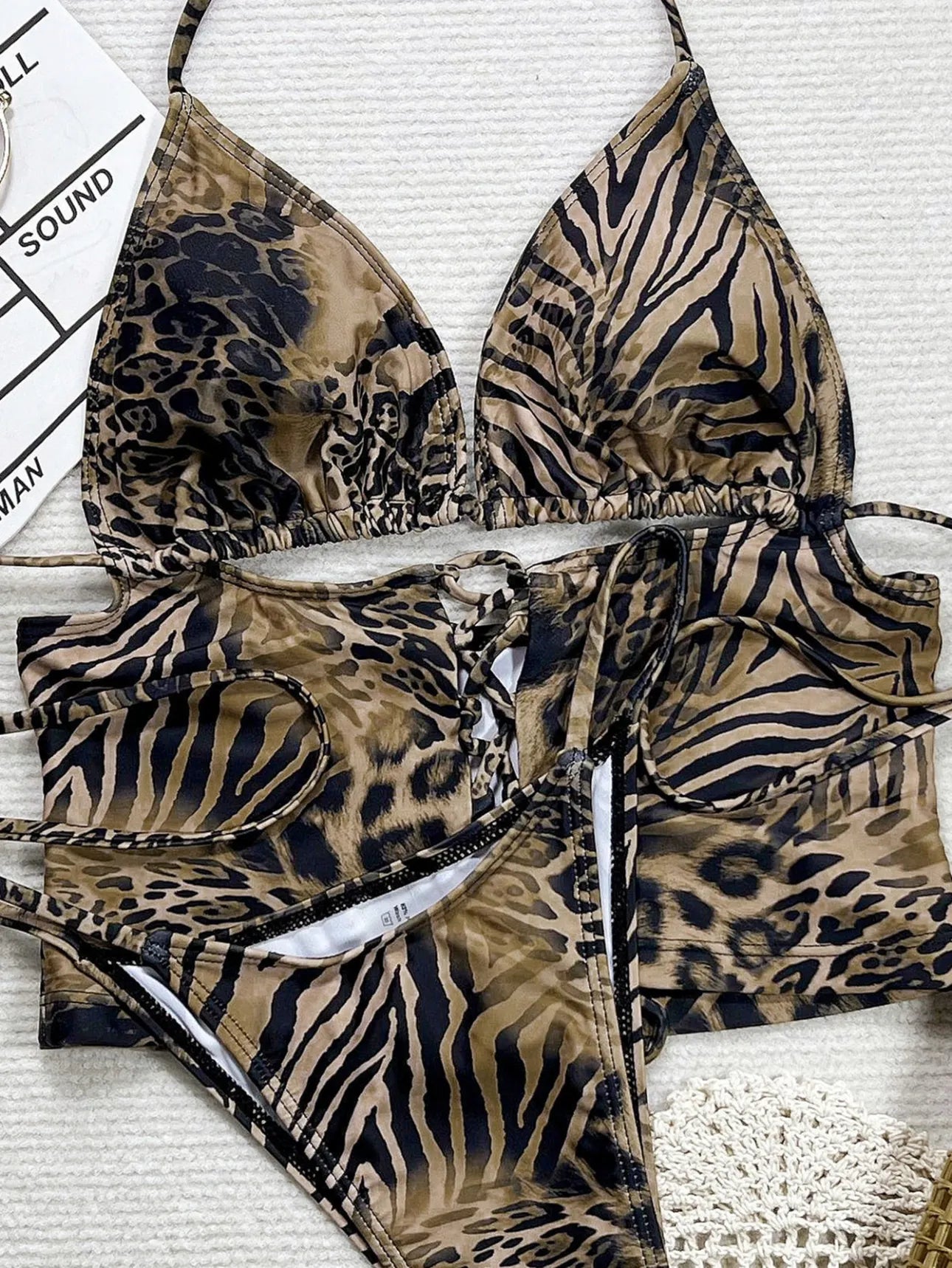 Maillot de bain femme 2 pièces — Wild léopard 🐆