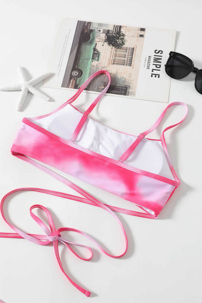 Maillot de bain 3 Pièces — Set Tulum Breeze — Bikini Tie-Dye & Paréo 🌊