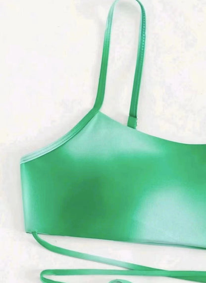 Maillot de bain 3 Pièces — Set Tulum Breeze — Bikini Tie-Dye & Paréo 🌊