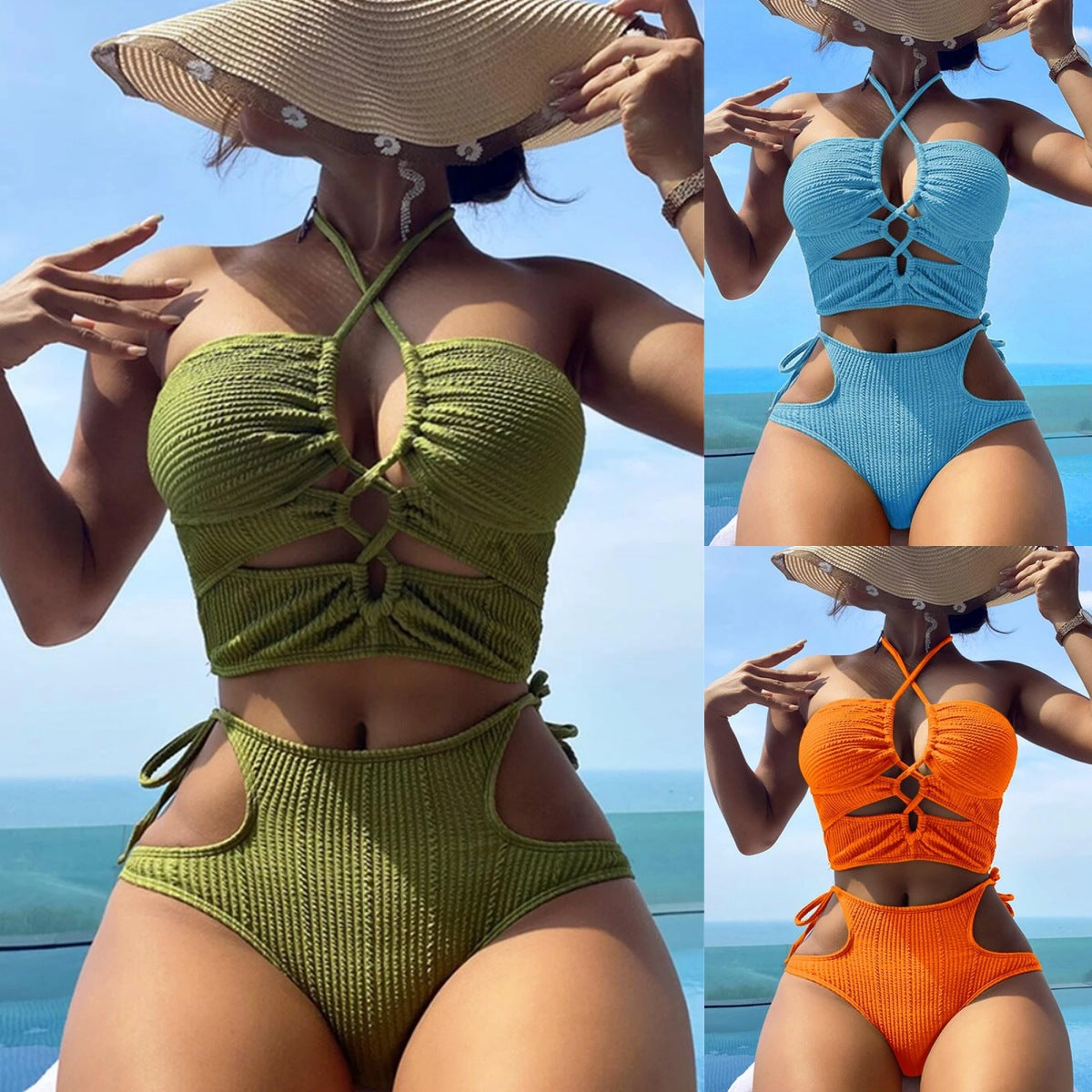 Maillot de bain 2 Pièces Bikini Rope Ibiza — Lacets ✨
