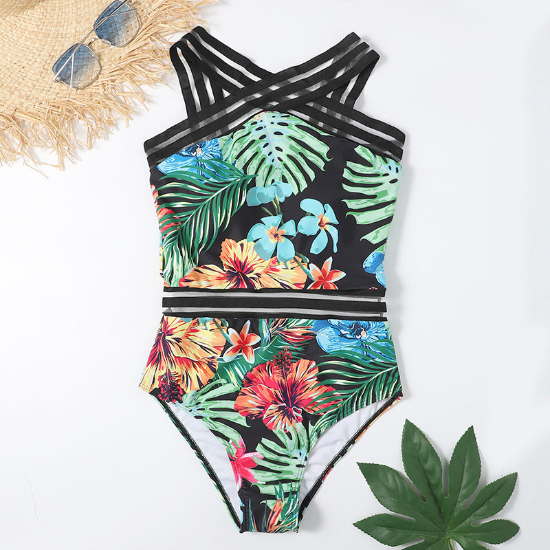 Maillot de bain 1 Pièce — Petal Luxe — Imprimé Floral 🌺