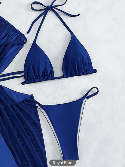 Maillot de bain 3 Pièces — Set Riviera — Bikini Halter & Cover-Up 3 🌸